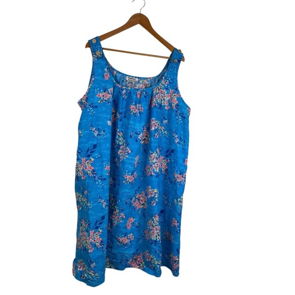 Anthony Richards Lot of 2 House Patio Dress Floral Muumuu Multicolor Size 3X - Picture 2 of 16